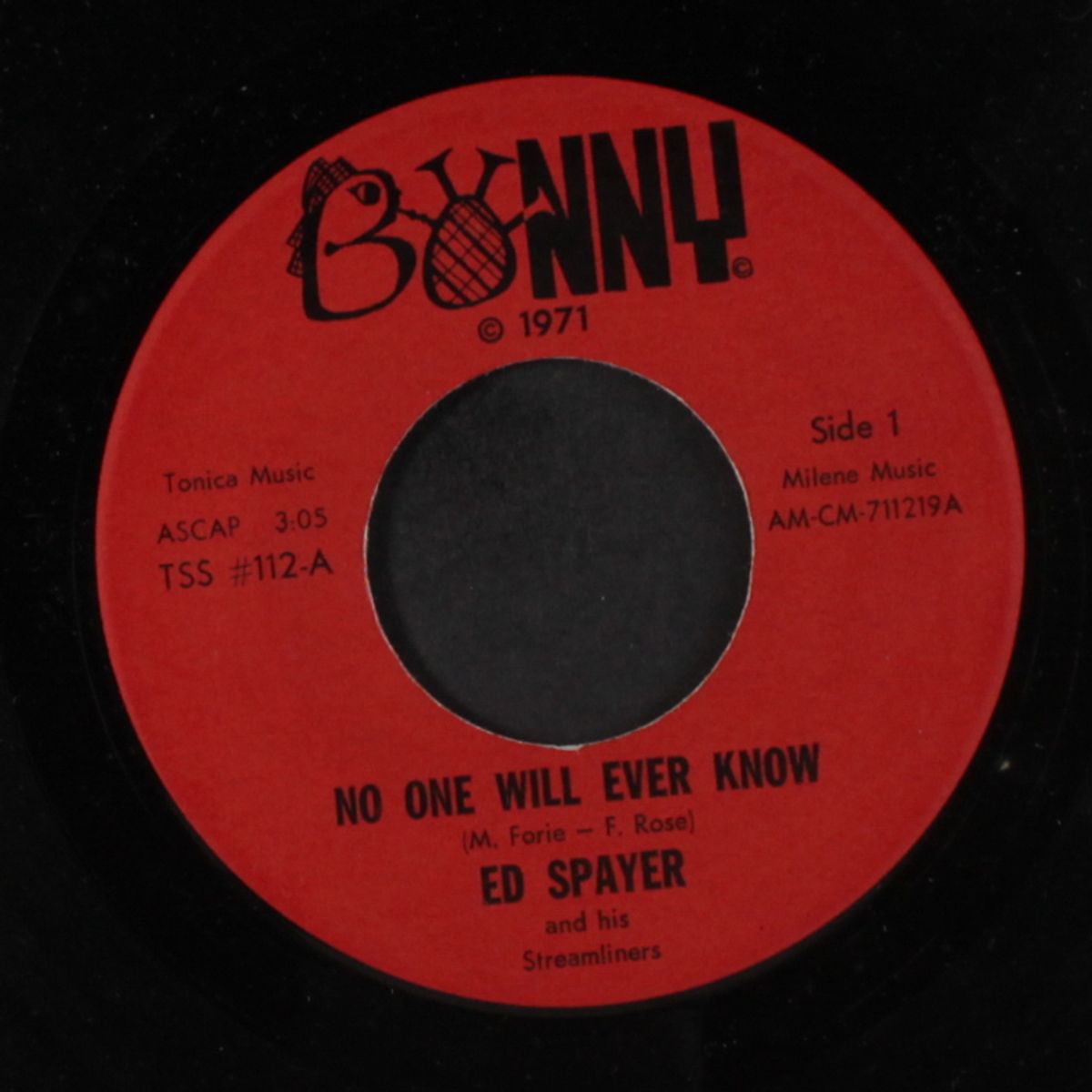 puppet on a string / no one will ever know by ED SPAYER
