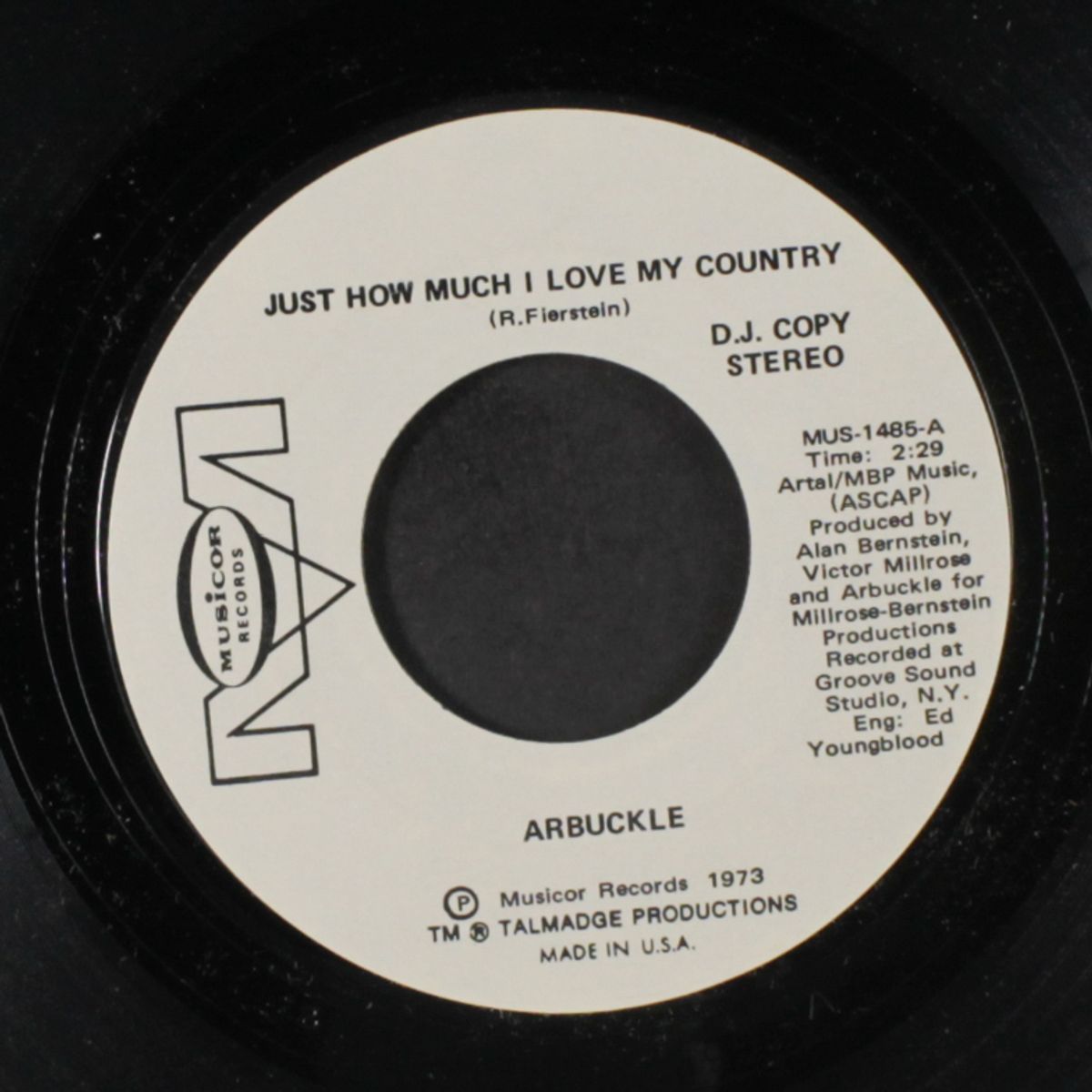 just how much i love my country / mono by ARBUCKLE
