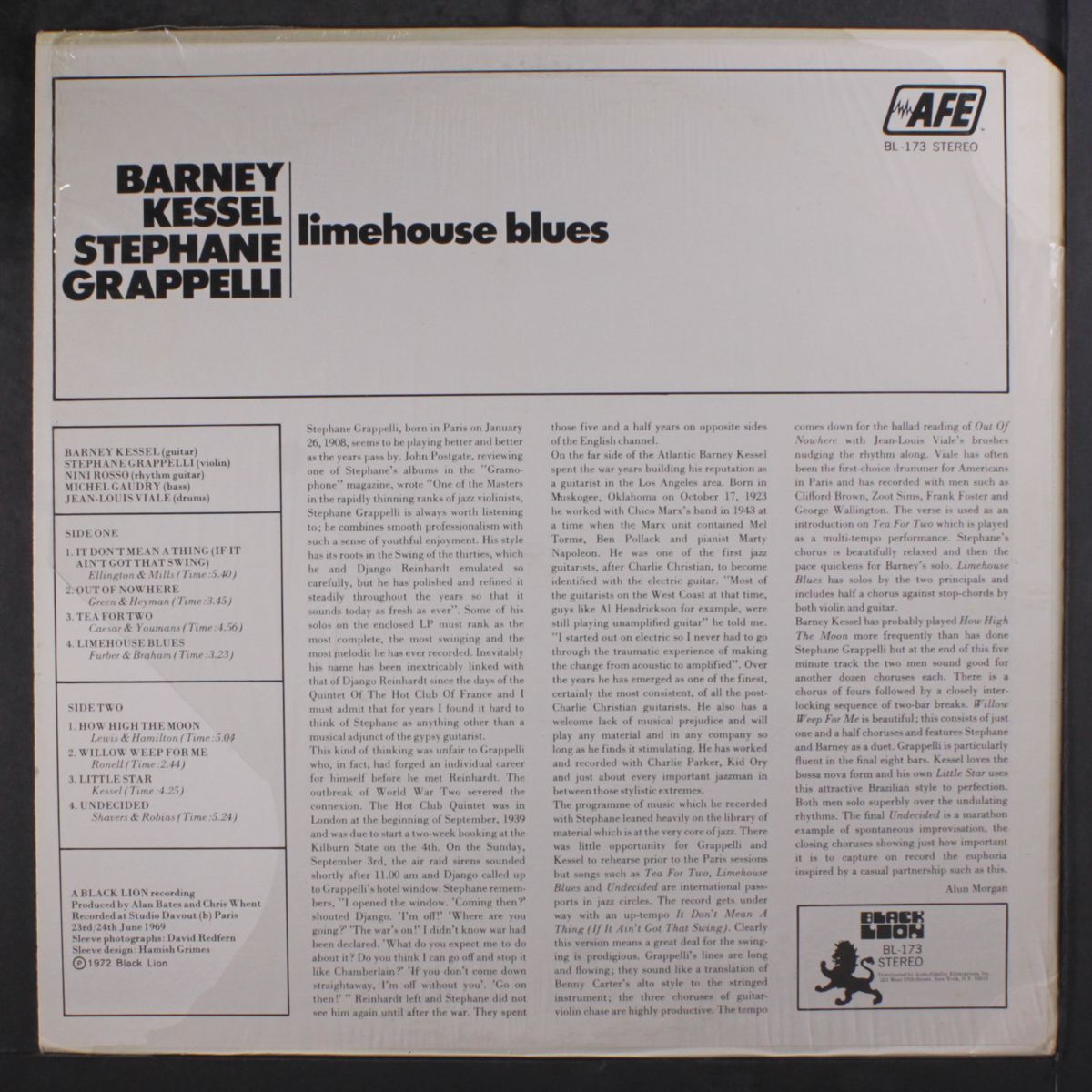 limehouse blues by BARNEY KESSEL
