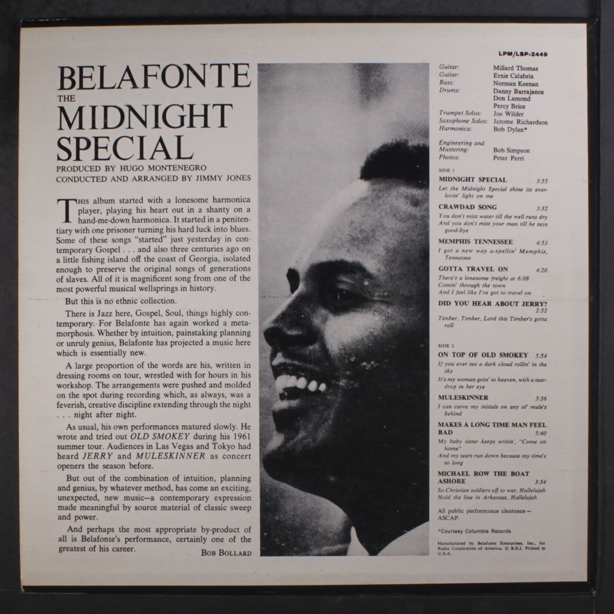 the midnight special by HARRY BELAFONTE