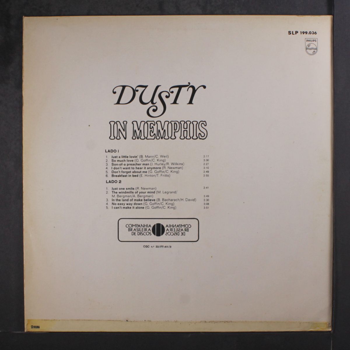 dusty in memphis by DUSTY SPRINGFIELD