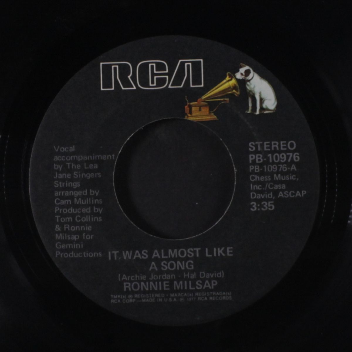 it was almost like a song / it don't hurt to dream by RONNIE MILSAP