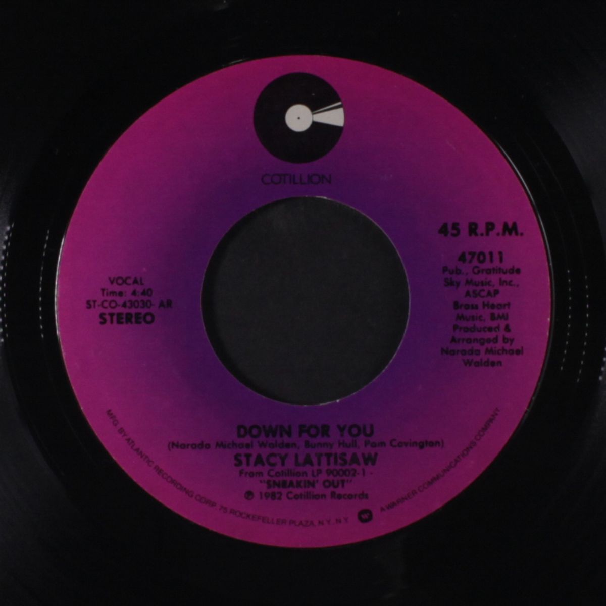 don't throw it all away / down for you by STACY LATTISAW