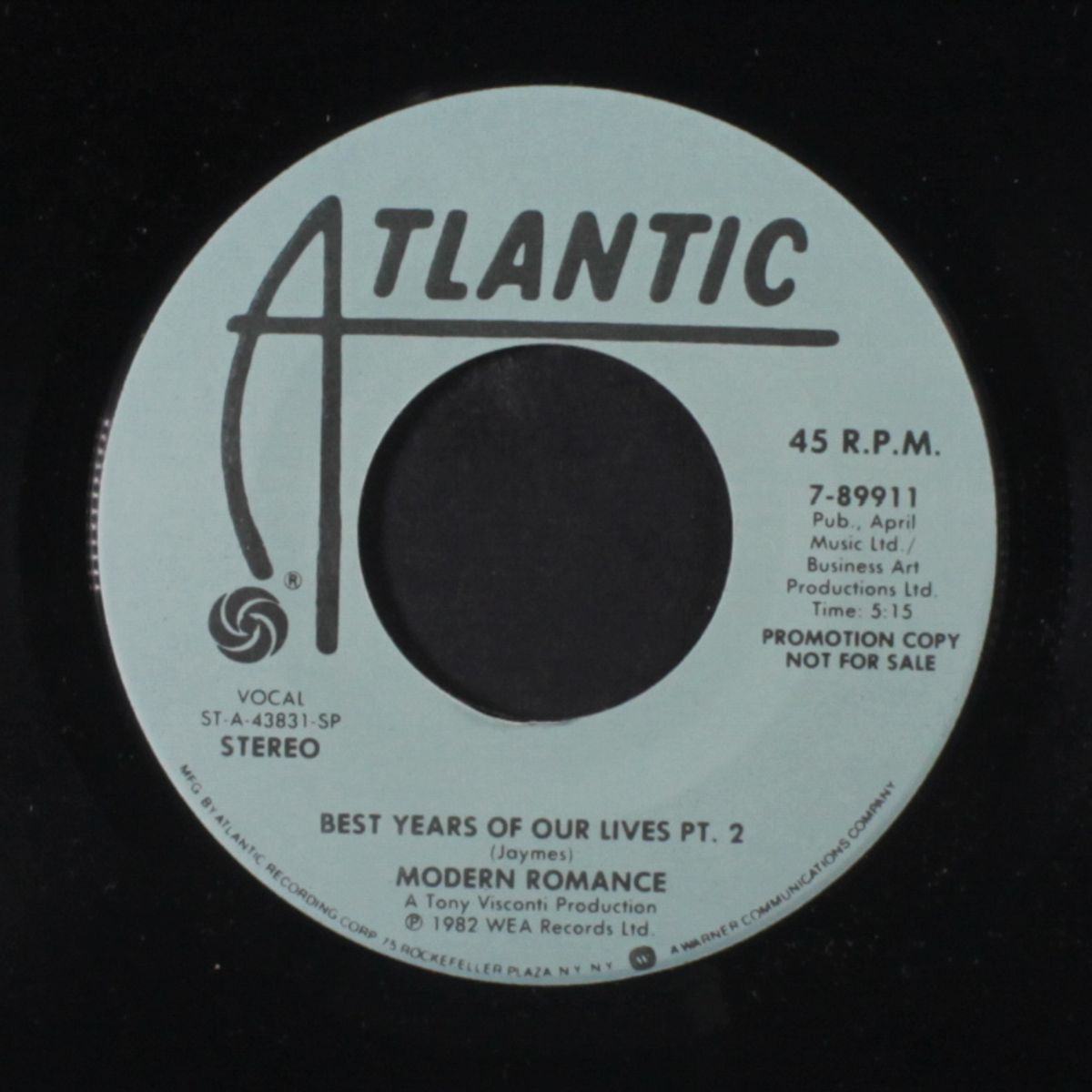 best years of our lives pt. 1 / same pt. 2 by MODERN ROMANCE