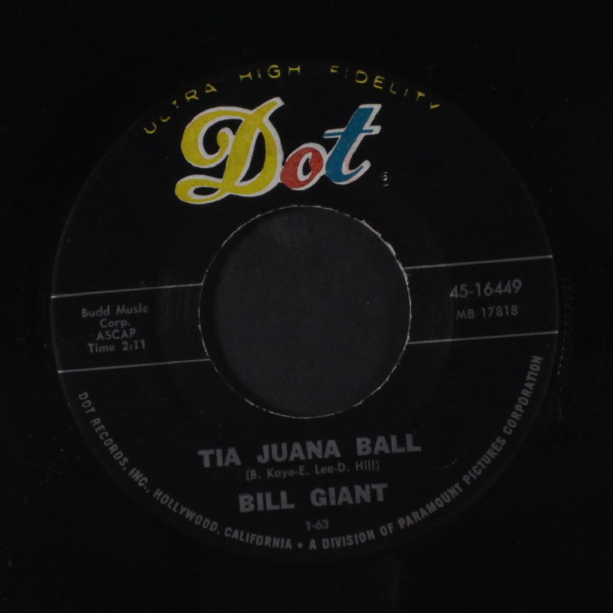 here comes mr. love / tia juana ball by BILL GIANT