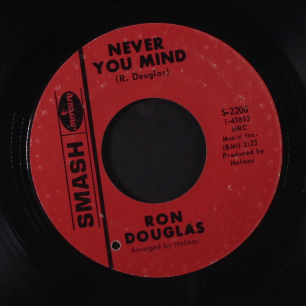 never you mind / first time around by RON DOUGLAS