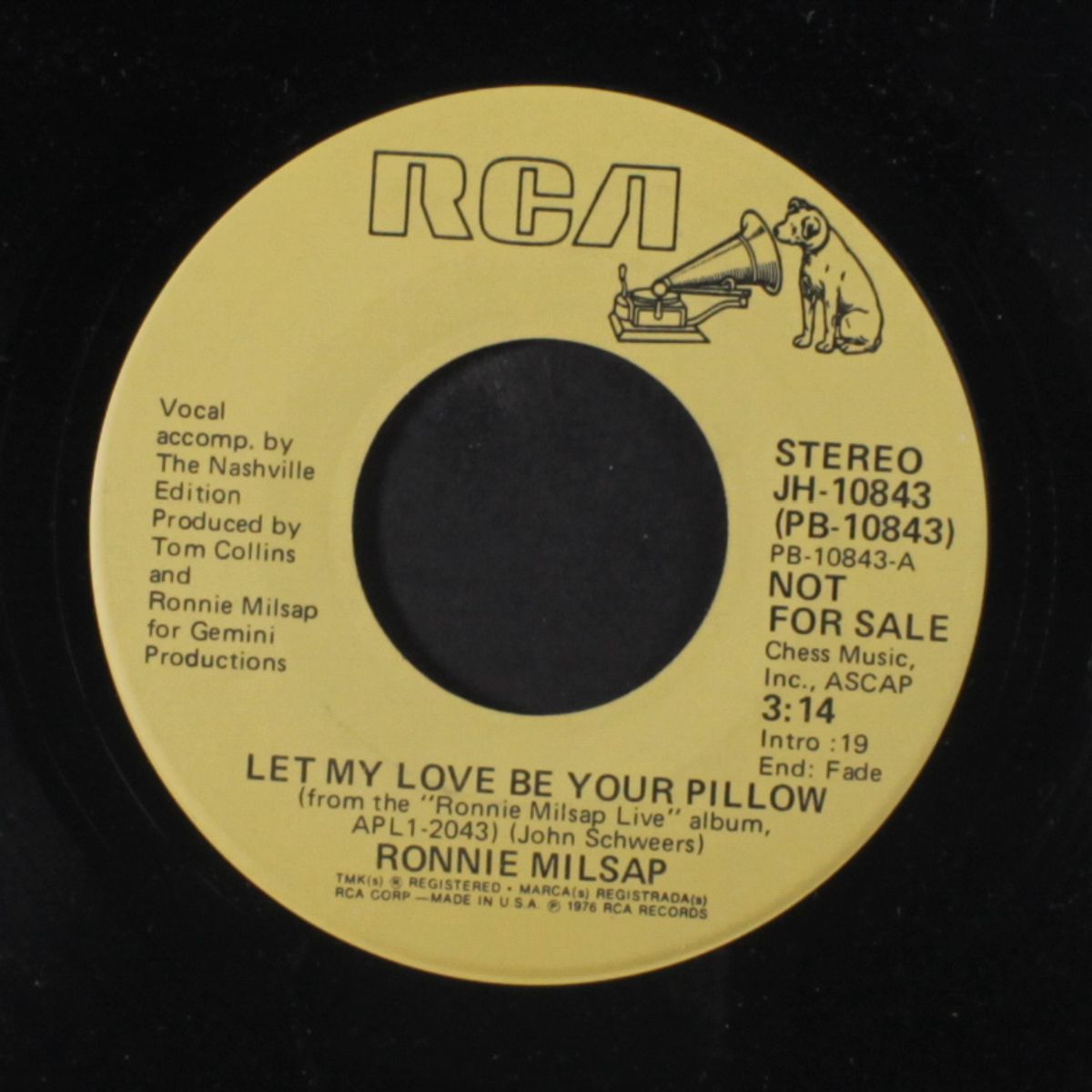 let my love be your pillow / mono by RONNIE MILSAP