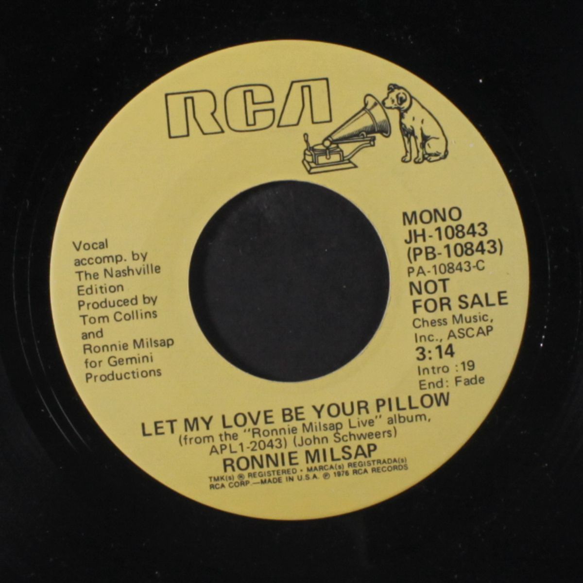 let my love be your pillow / mono by RONNIE MILSAP