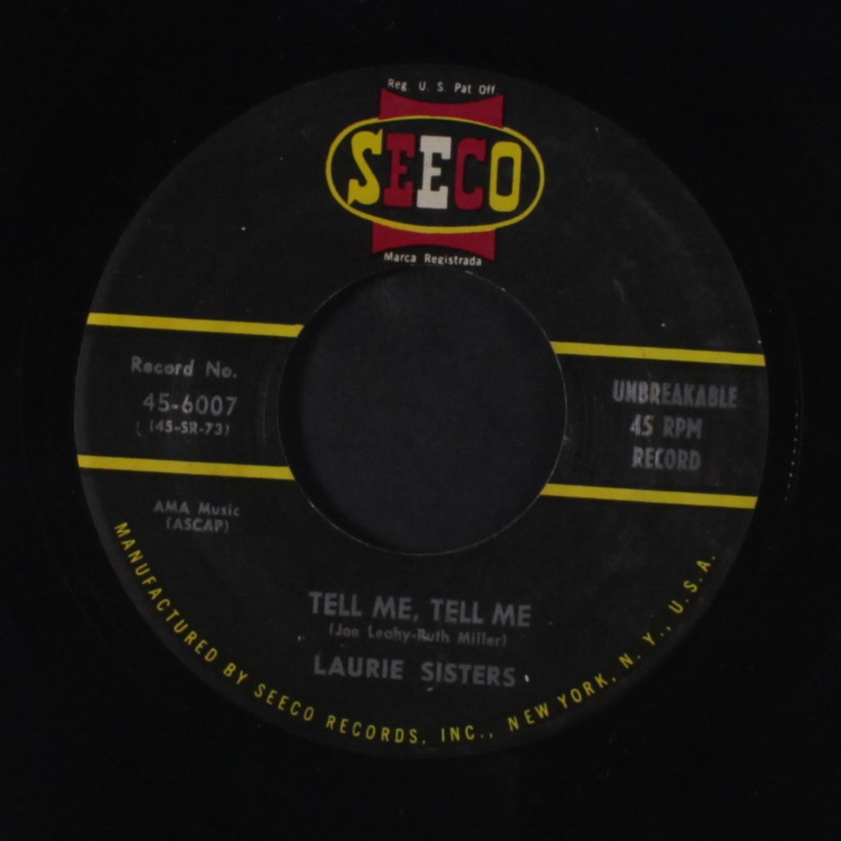 blue & broken hearted / tell me, tell me by LAURIE SISTERS