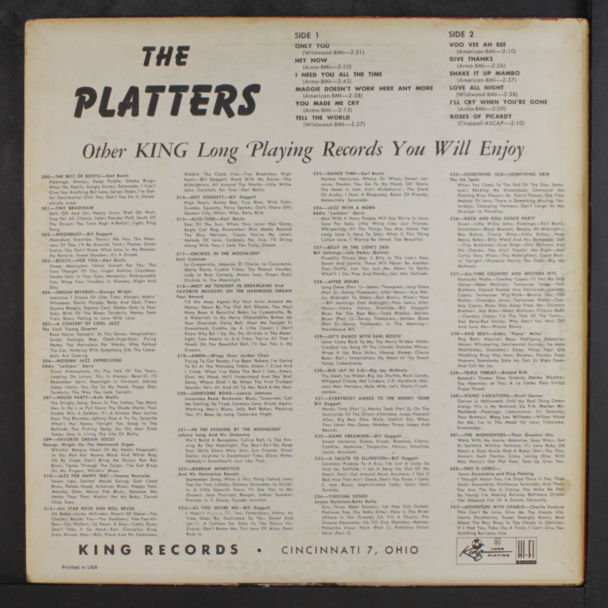 platters by PLATTERS