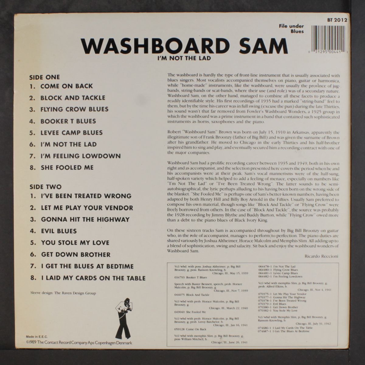 i'm not the lad by WASHBOARD SAM