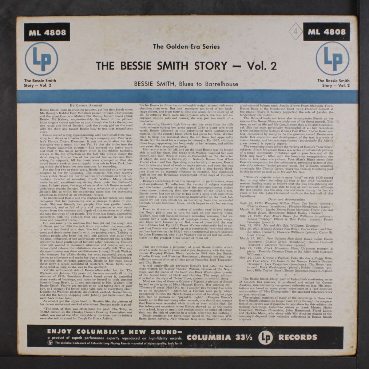 the bessie smith story, vol. 2 by BESSIE SMITH