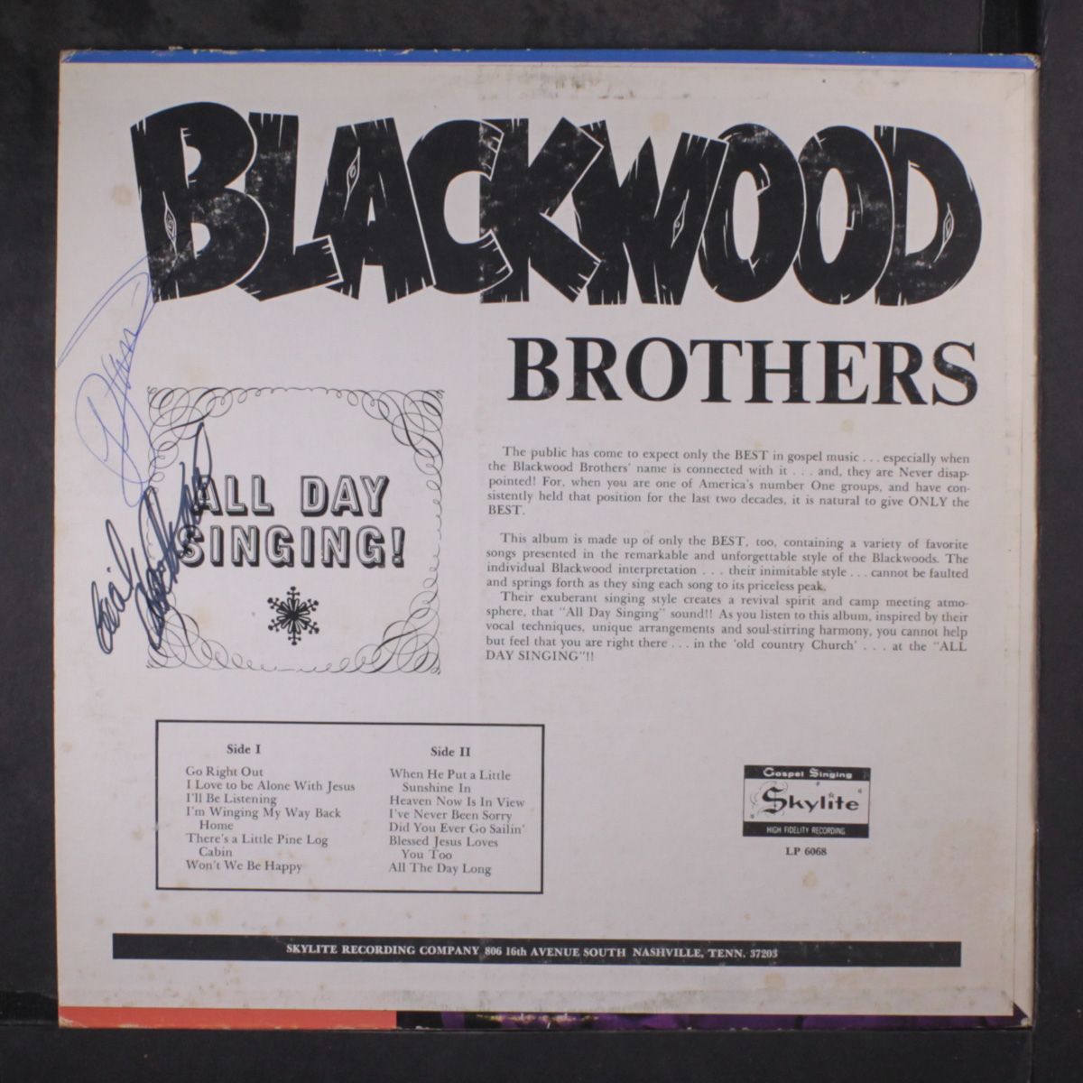 all day singing! by BLACKWOOD BROTHERS