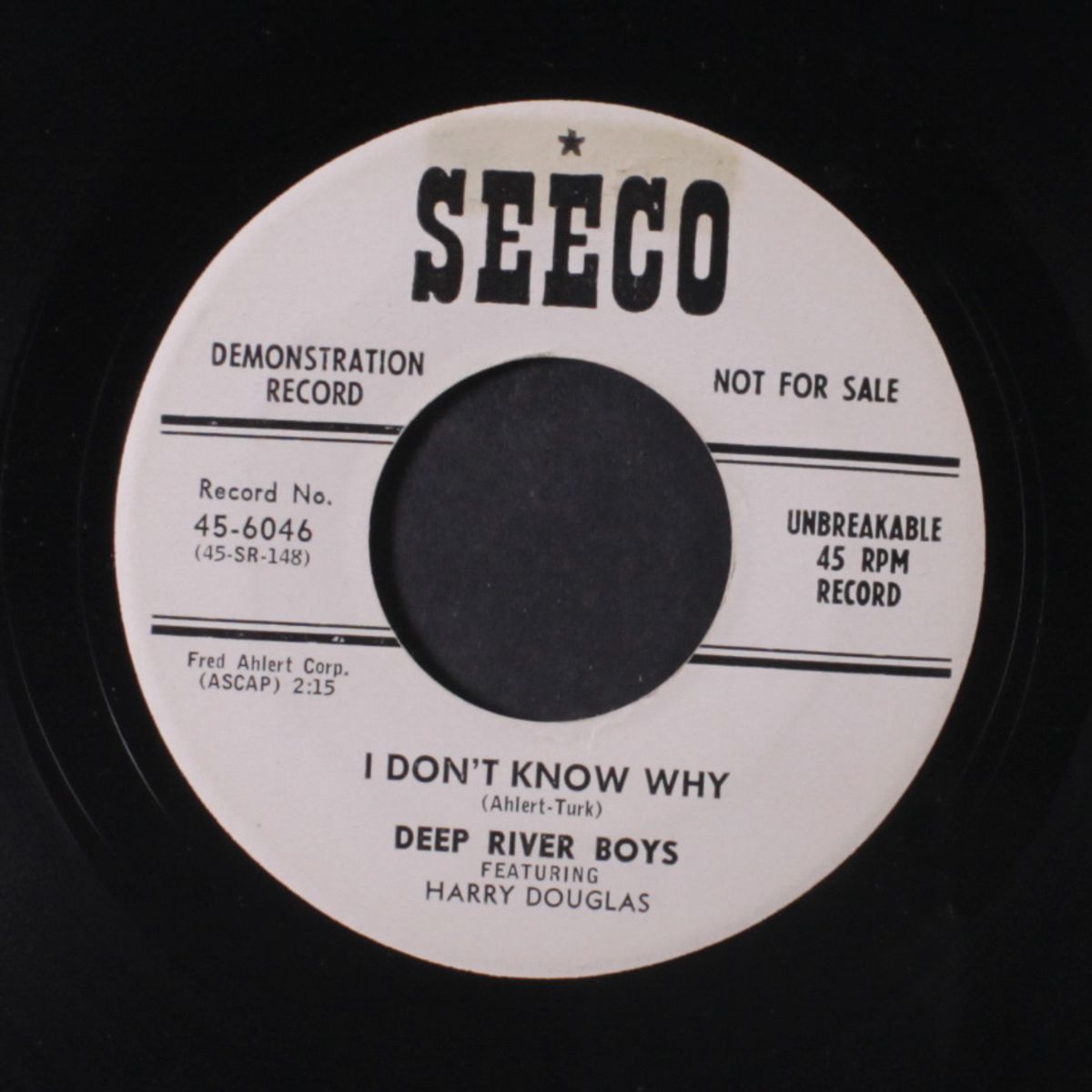 timber's gotta roll / i don't know why by DEEP RIVER BOYS