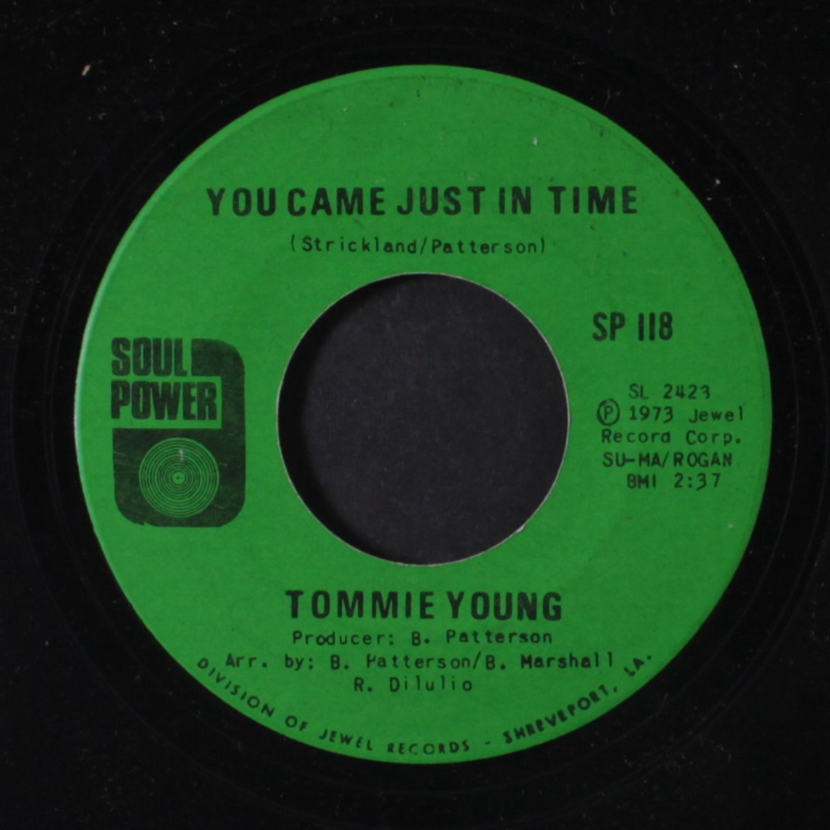 you came just in time / you can't have your cake by TOMMIE YOUNG
