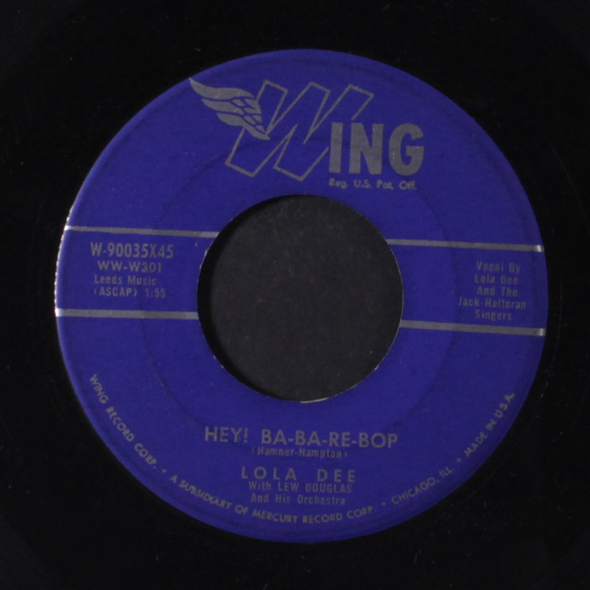 hey! ba-ba-re-bop / in the year of our love by LOLA DEE
