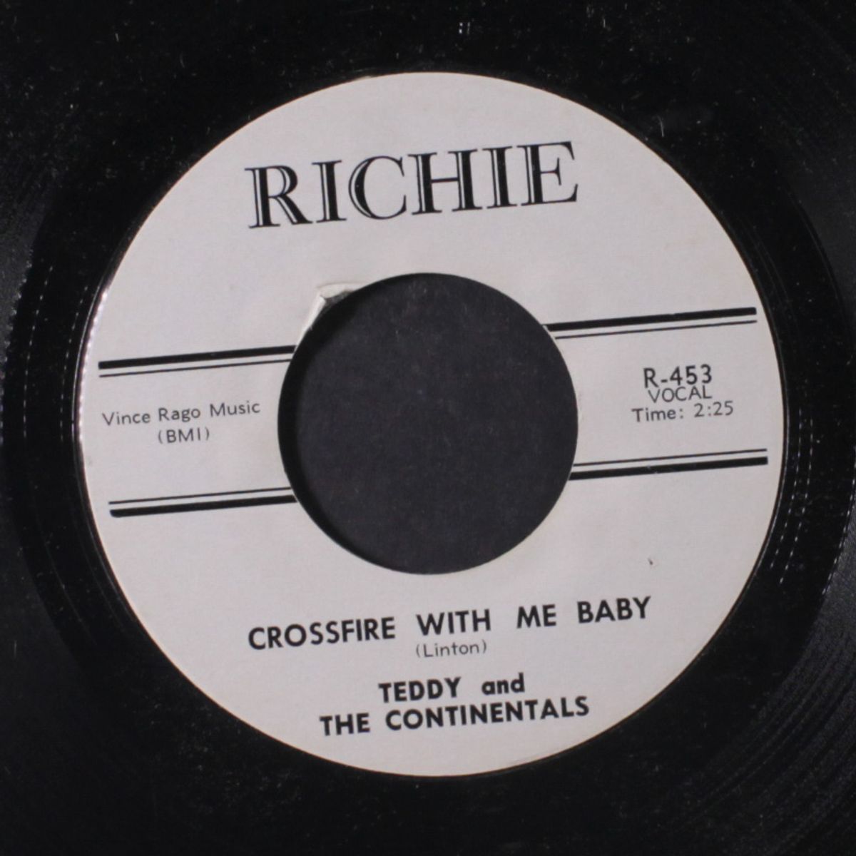 crying over you / crossfire with me baby by TEDDY & CONTINENTALS