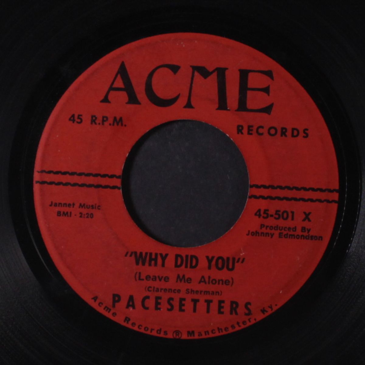 everybody's twistin' now / why did you by PACESETTERS