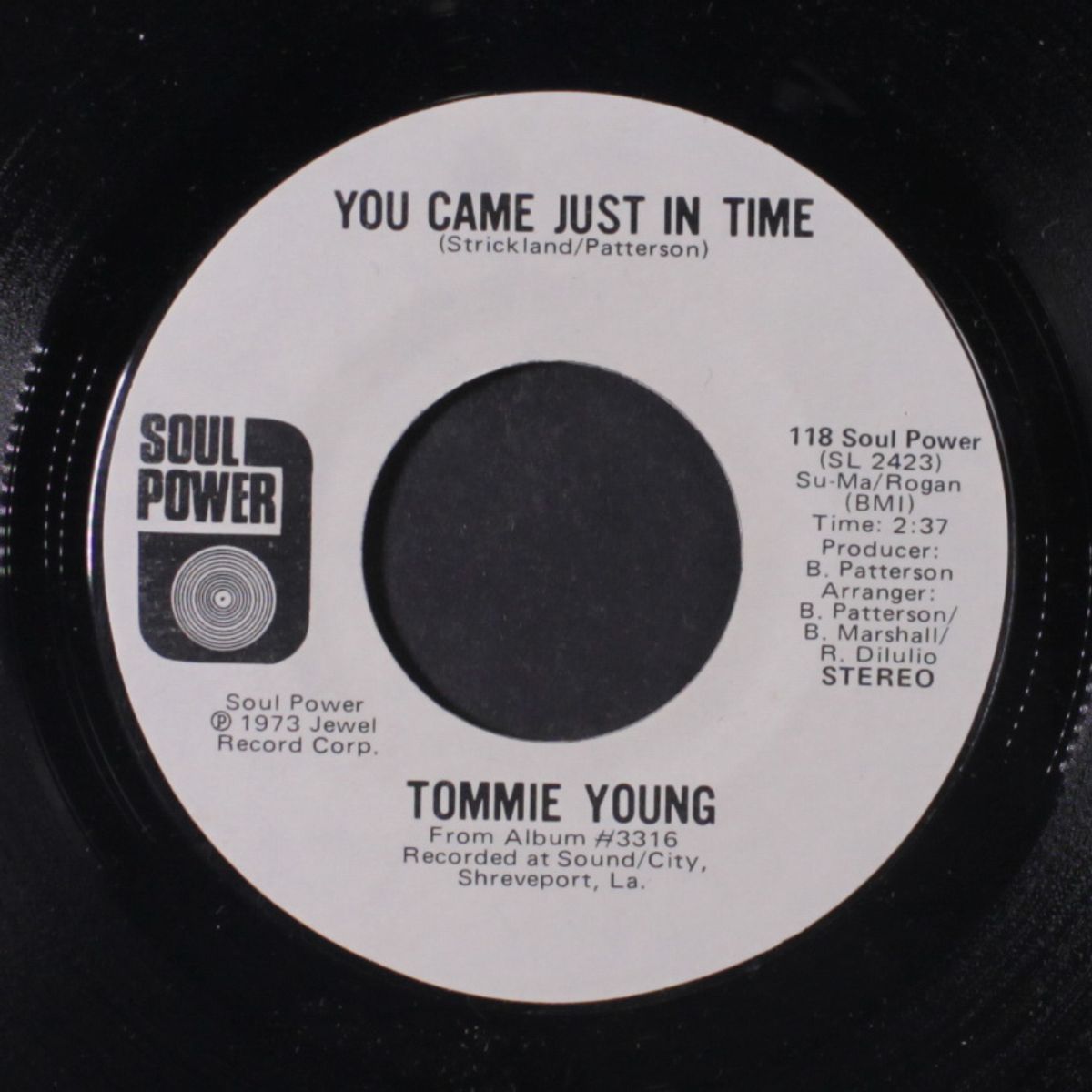 you came just in time / same by TOMMIE YOUNG