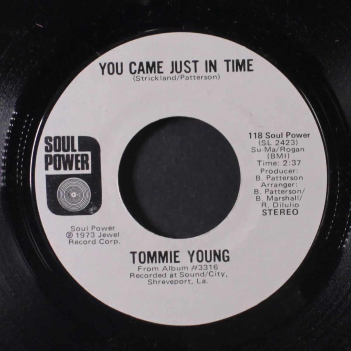 you came just in time / same by TOMMIE YOUNG