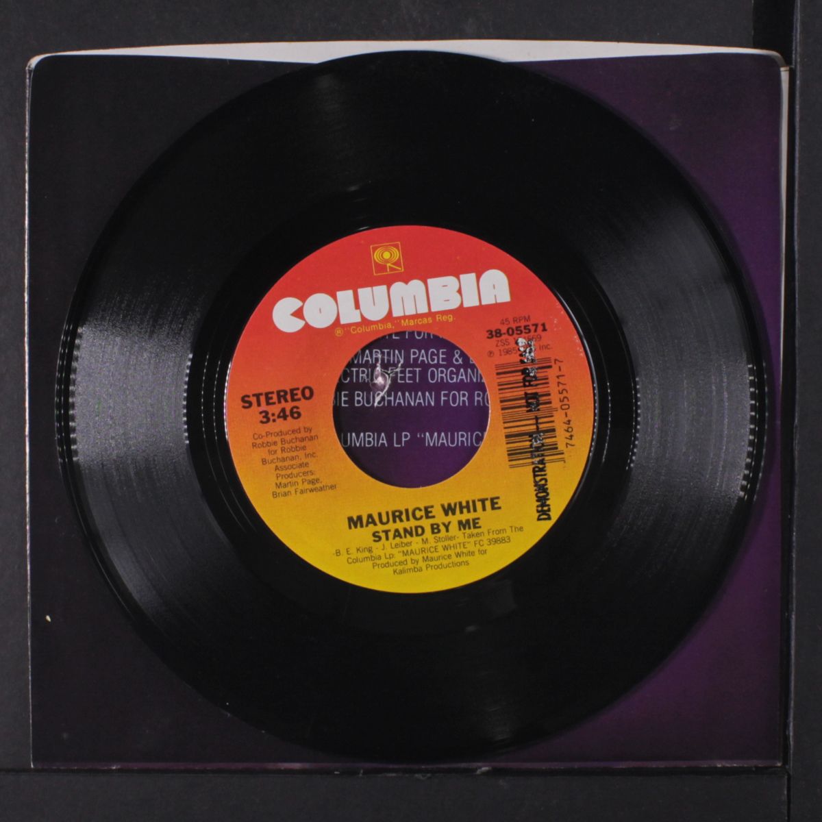 stand by me / can't stop love by MAURICE WHITE
