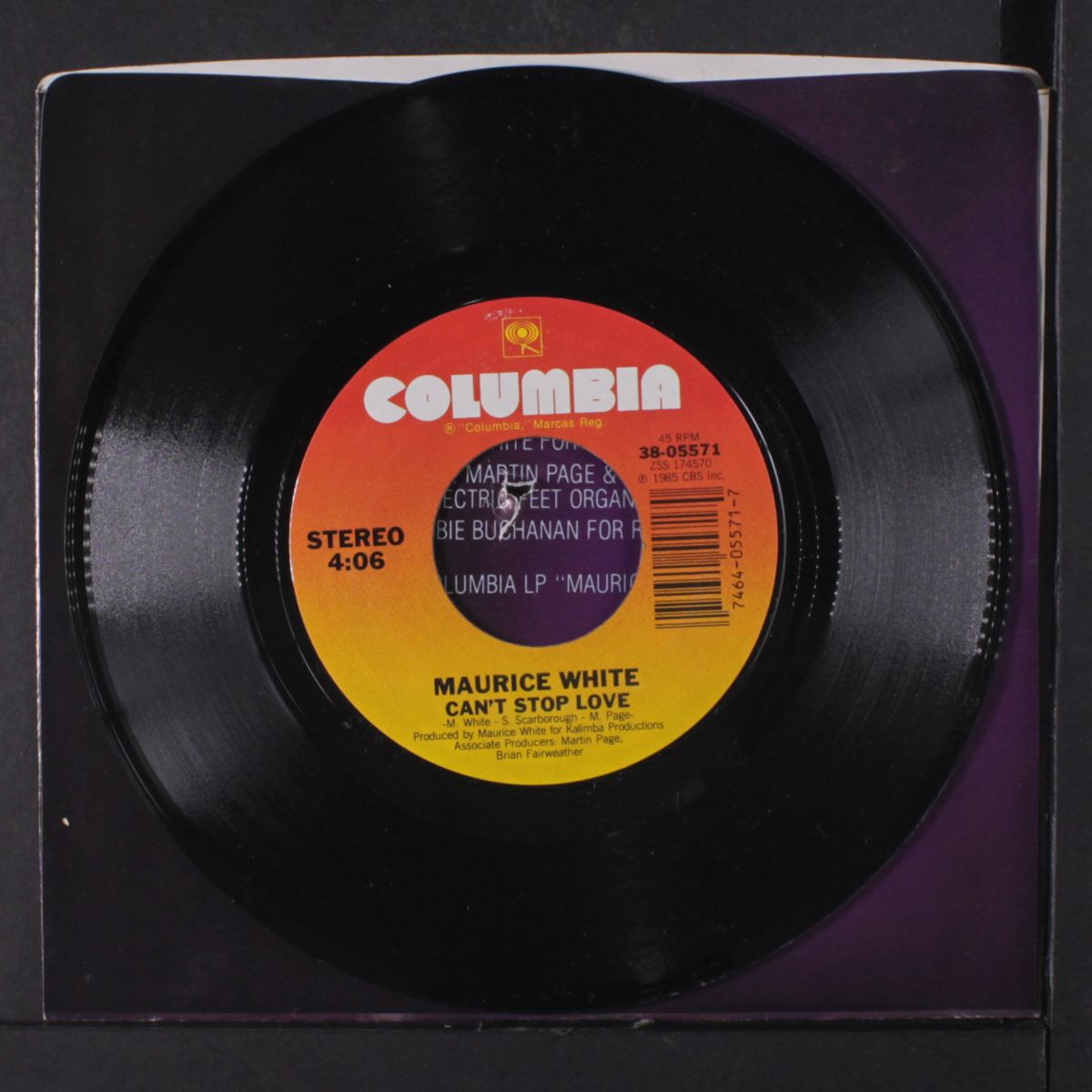 stand by me / can't stop love by MAURICE WHITE