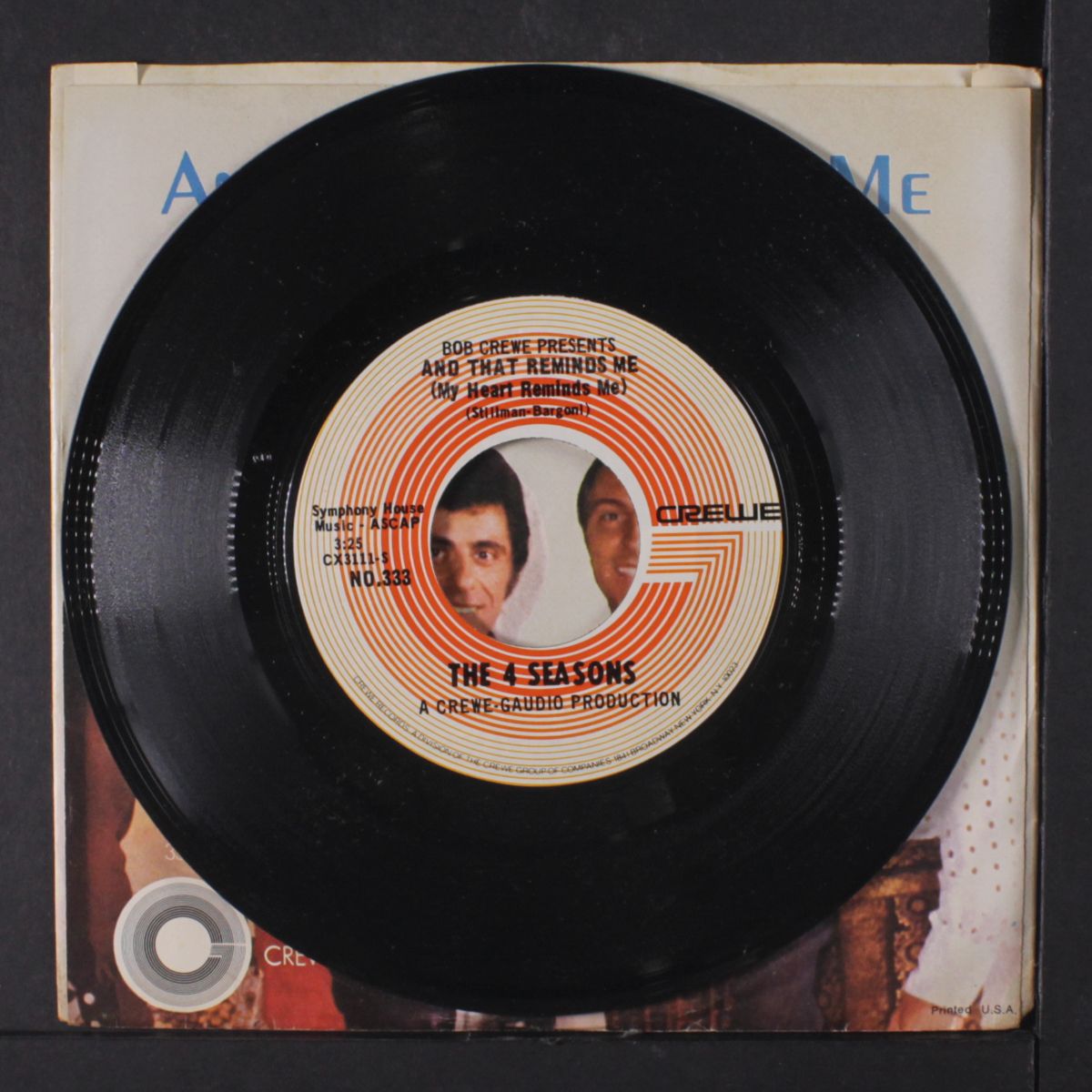 and that reminds me / the singles game by FOUR SEASONS