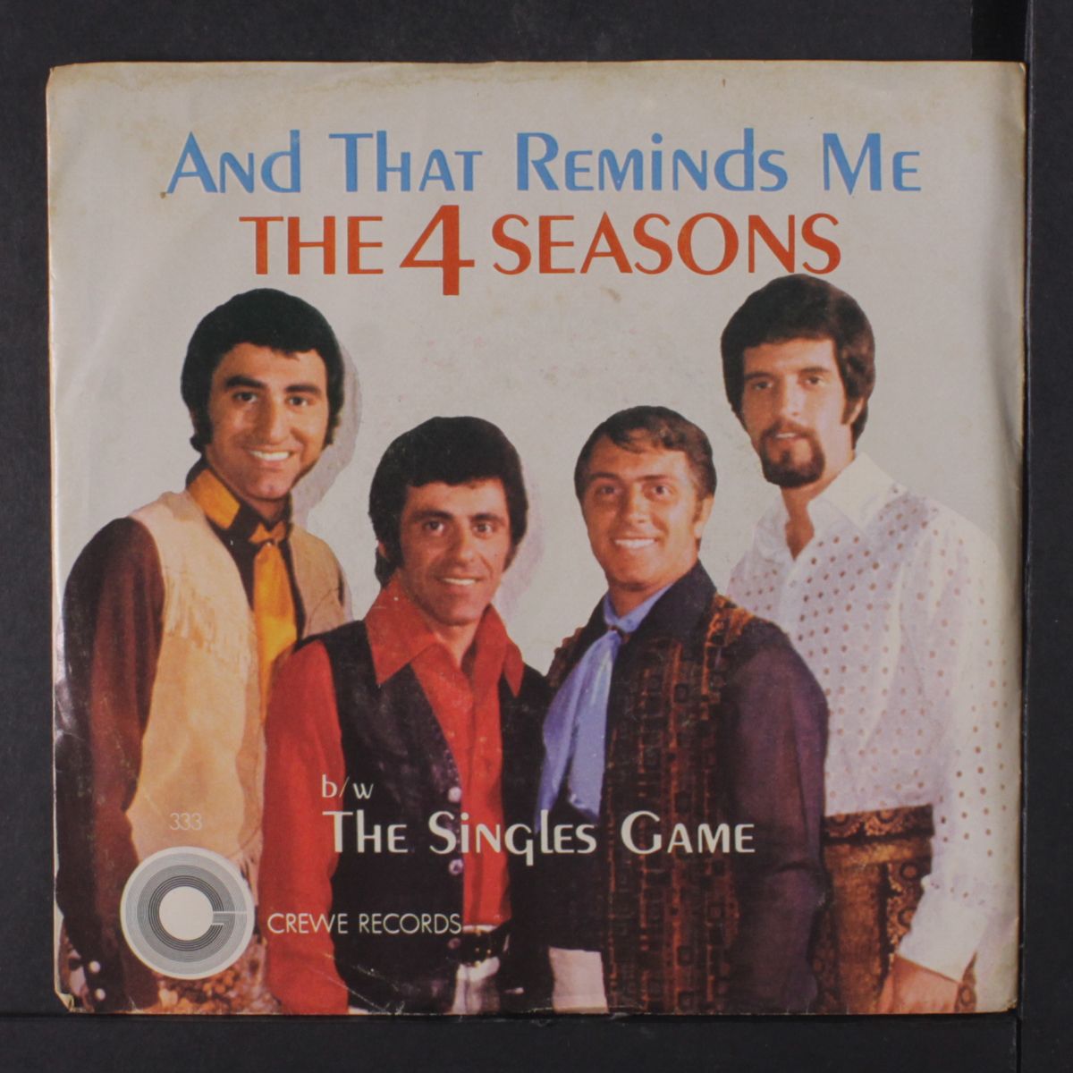 and that reminds me / the singles game by FOUR SEASONS
