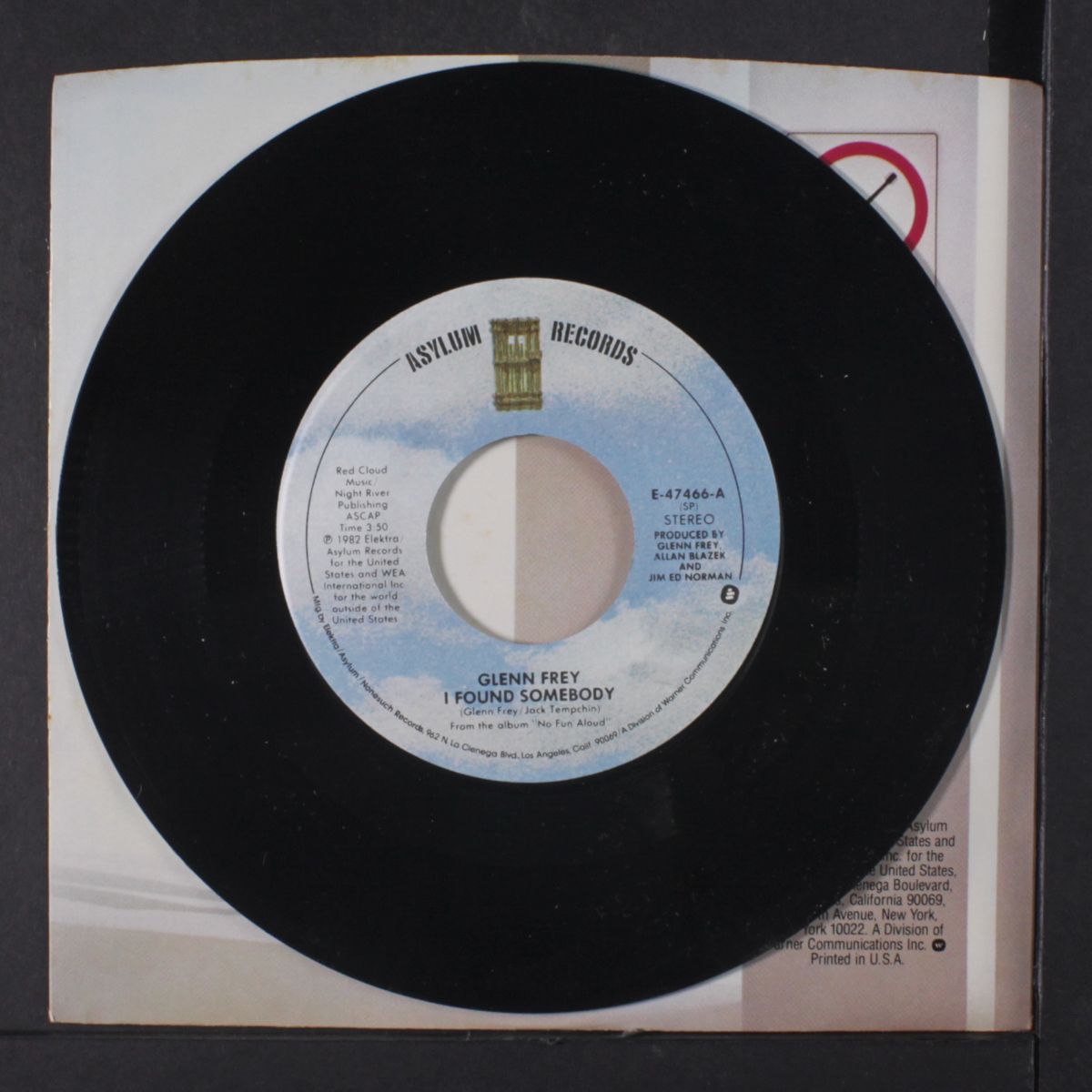 i found somebody / she can't let go by GLENN FREY