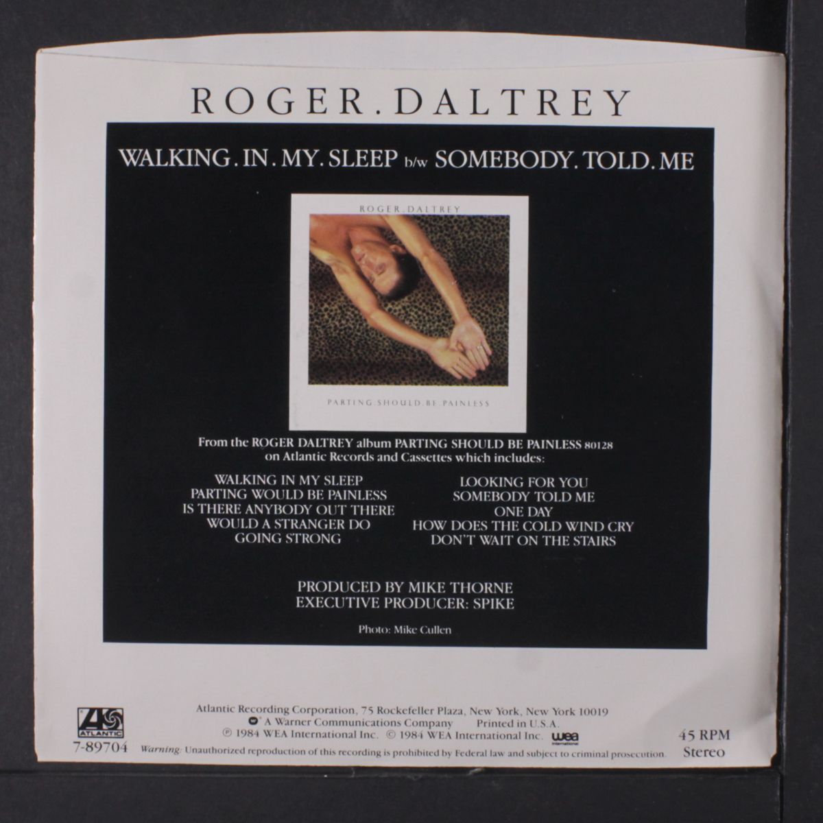 walking in my sleep / same by ROGER DALTREY