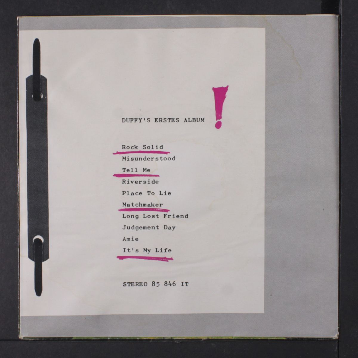 rock solid / tell me by DUFFY