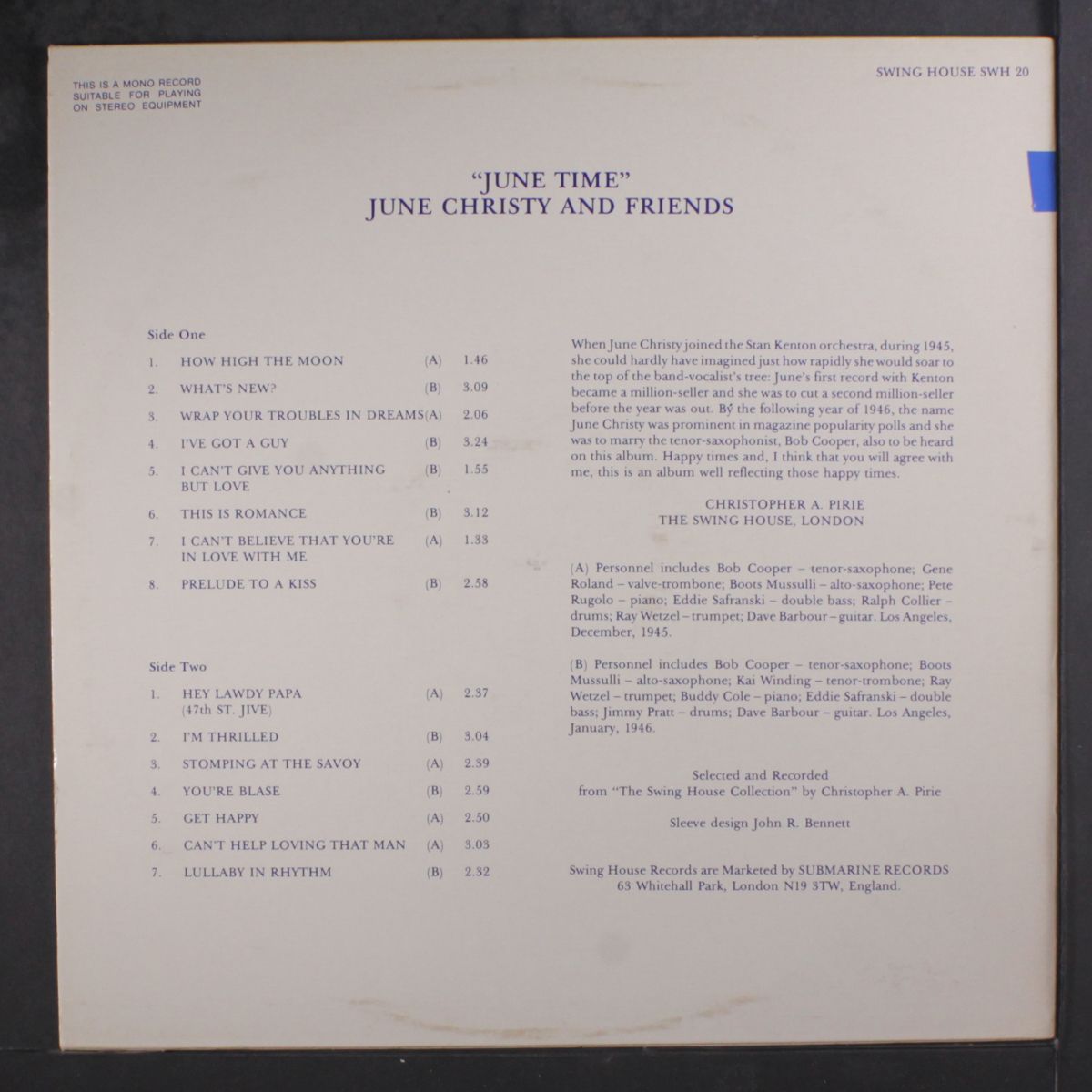 june time by JUNE CHRISTY