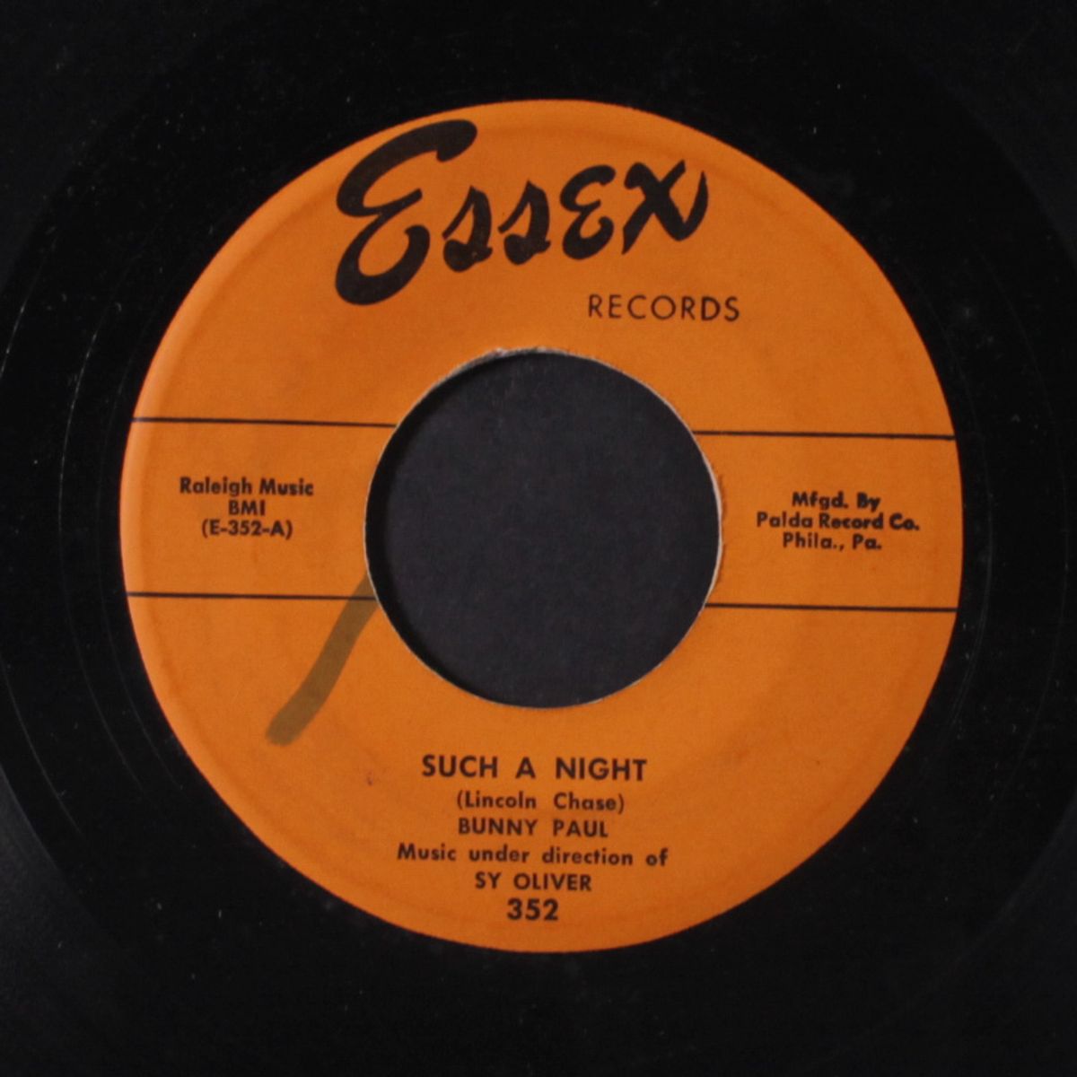 such a night / i'm gonna have some fun by BUNNY PAUL