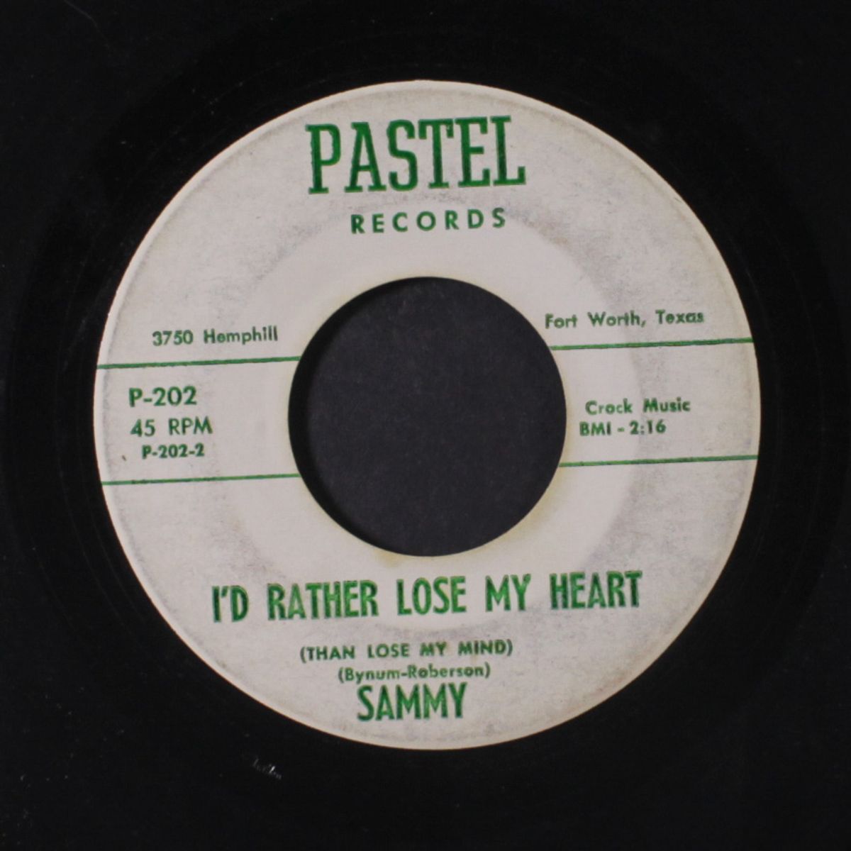 just a matter of time / i'd rather lose my heart by SAMMY