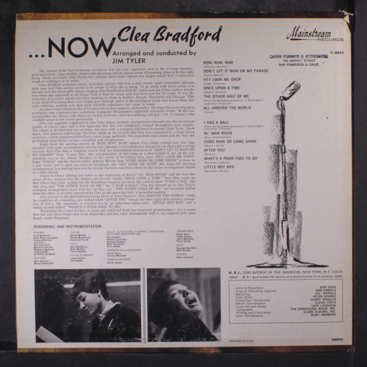 now by CLEA BRADFORD