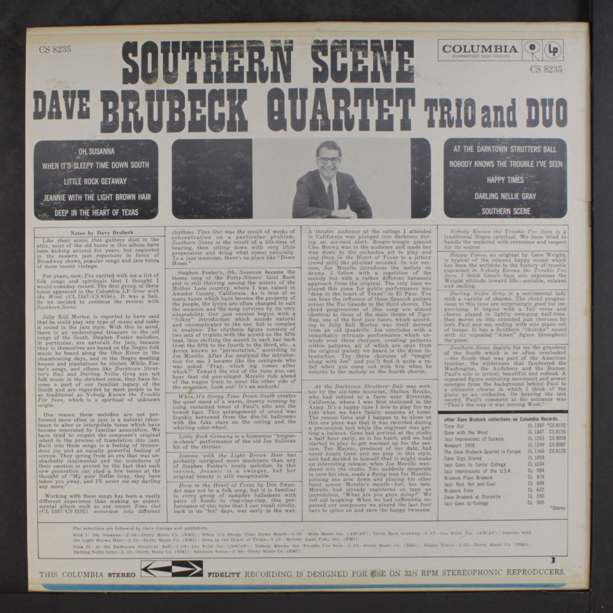 southern scene by DAVE BRUBECK