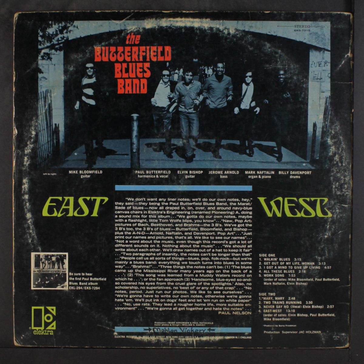 east-west by BUTTERFIELD BLUES BAND
