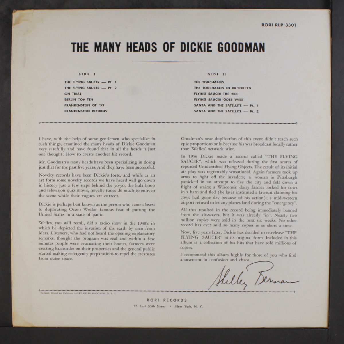 the many heads of by DICKIE GOODMAN