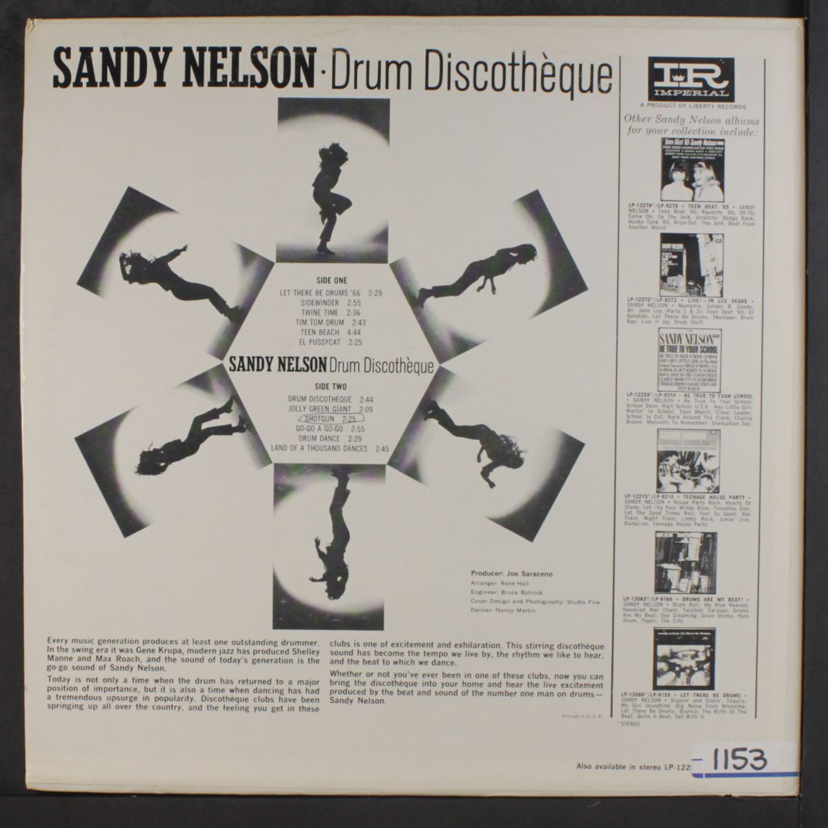 drum discotheque by SANDY NELSON