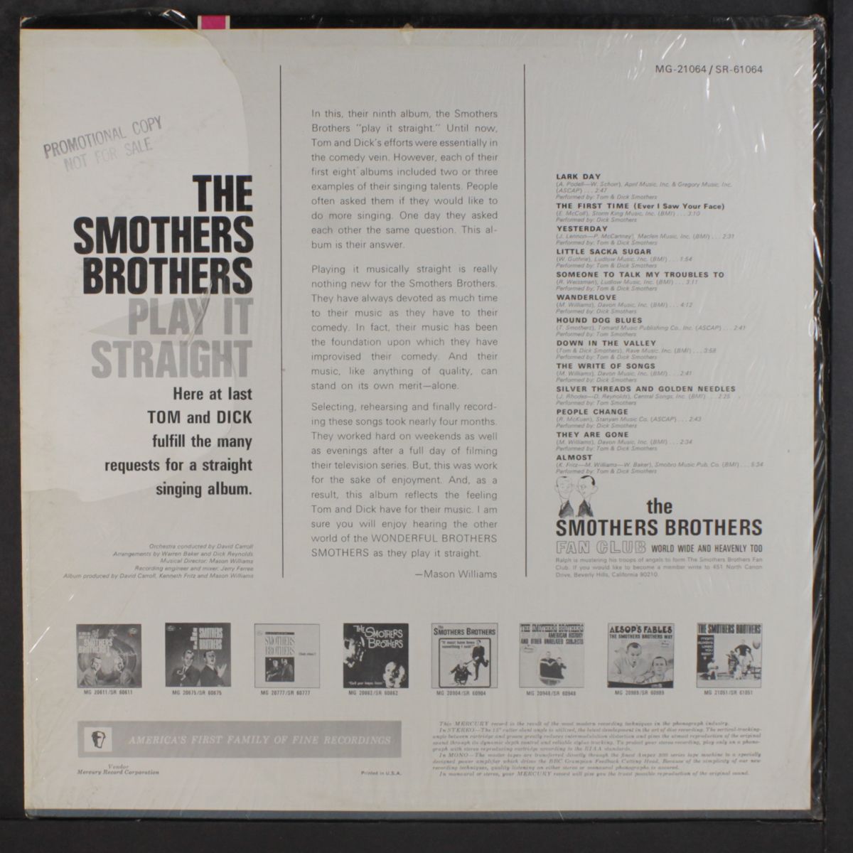 play it straight by SMOTHERS BROTHERS