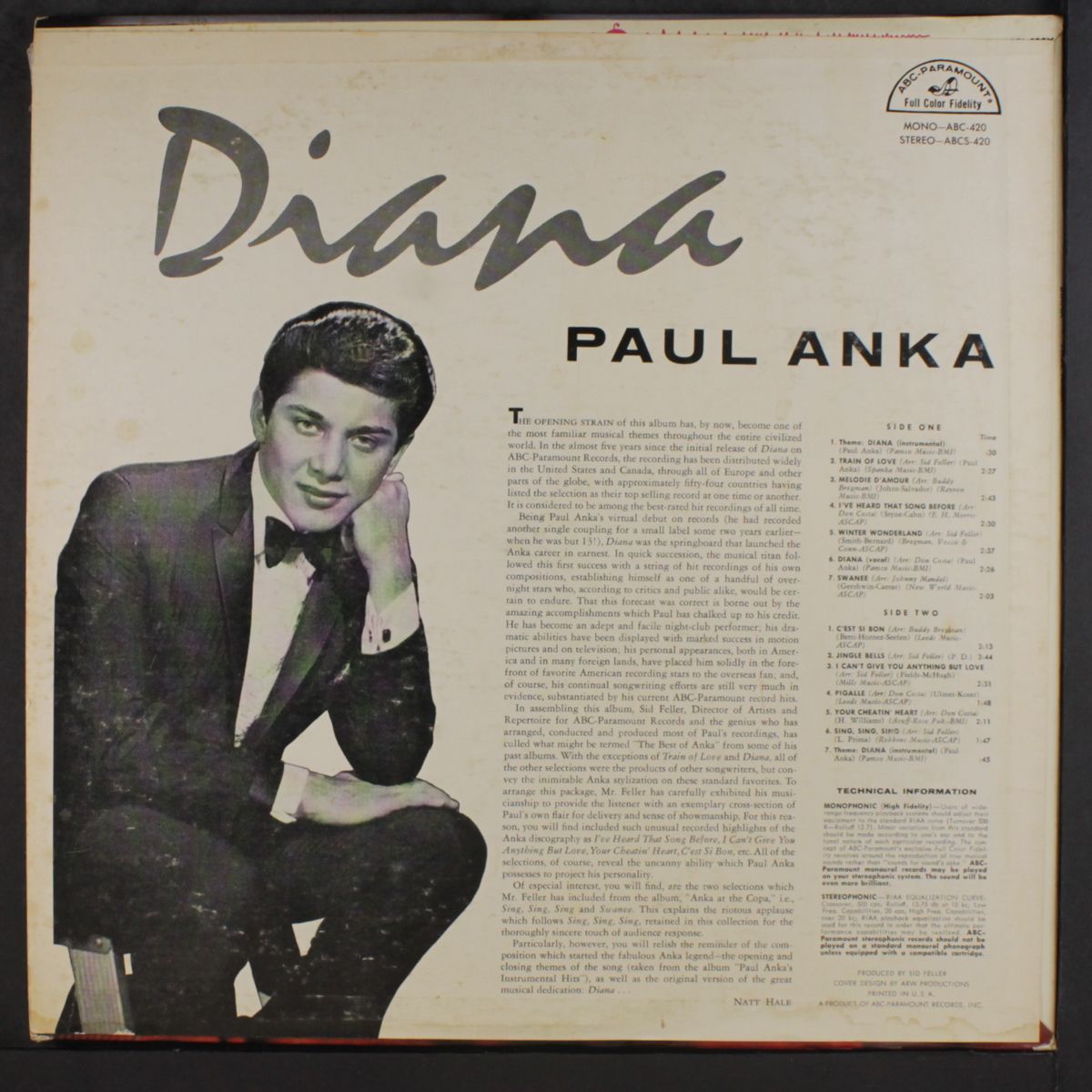 diana by PAUL ANKA
