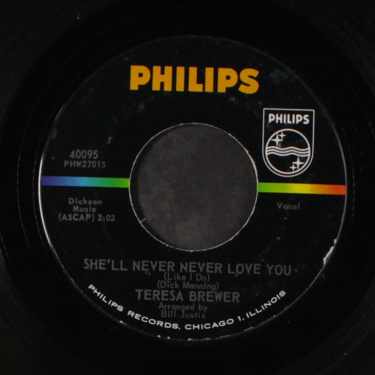 the thrill is gone / she'll never never love you by TERESA BREWER
