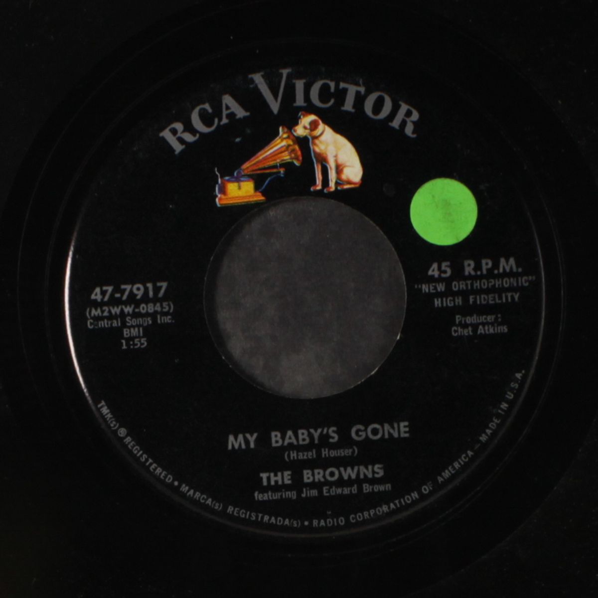 my baby's gone / whispering wine by BROWNS