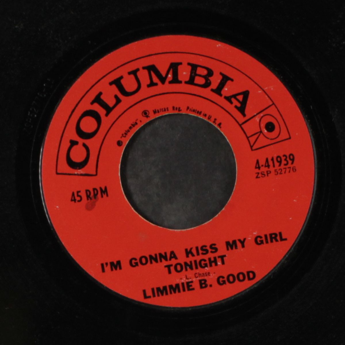 dancing angel / i'm gonna kiss my girl tonight by LIMMIE B. GOOD
