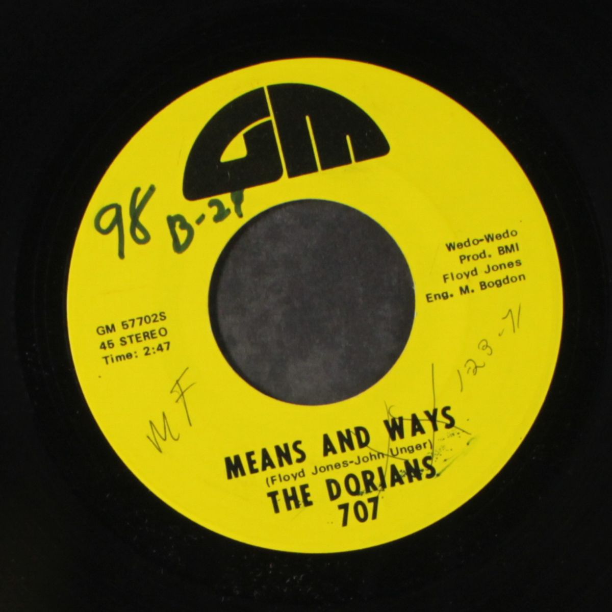 means and ways / help for my waiting by DORIANS