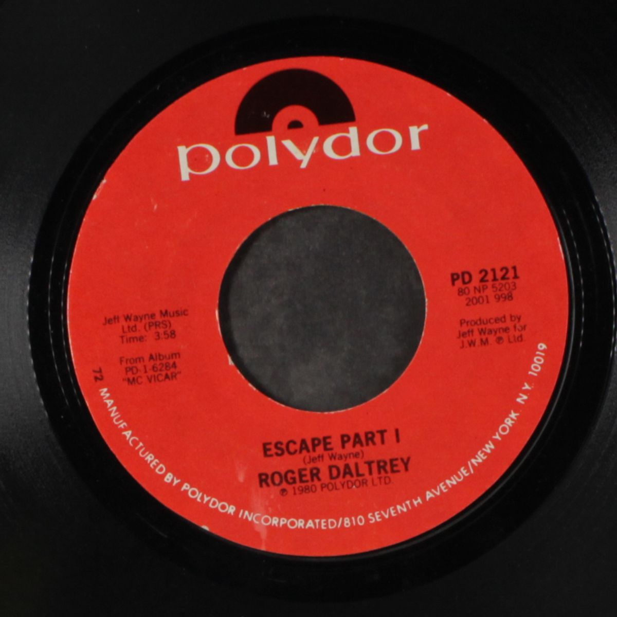 without your love / escape part 1 by ROGER DALTREY