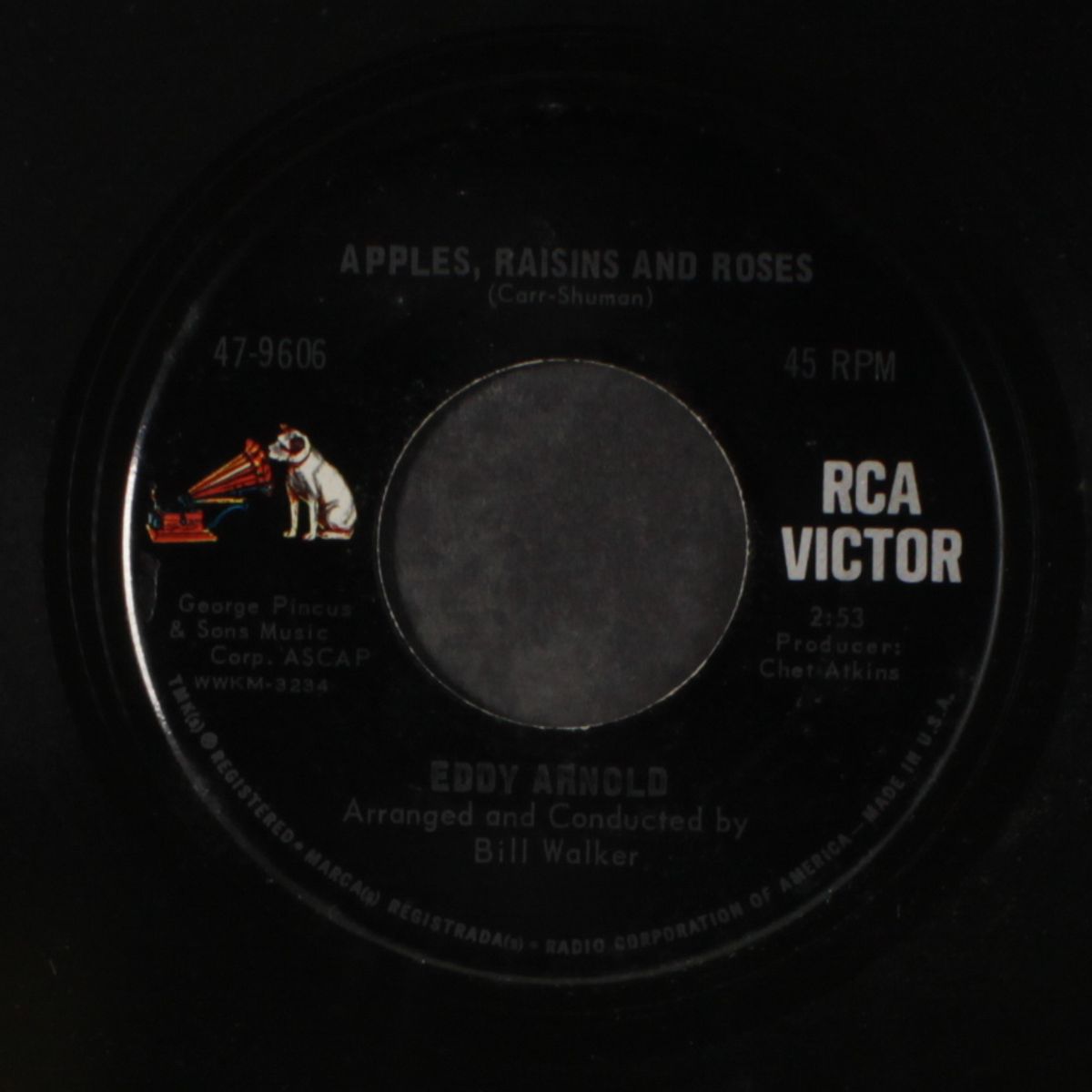 then you can tell me goodbye / apples, raisins & roses by EDDY ARNOLD