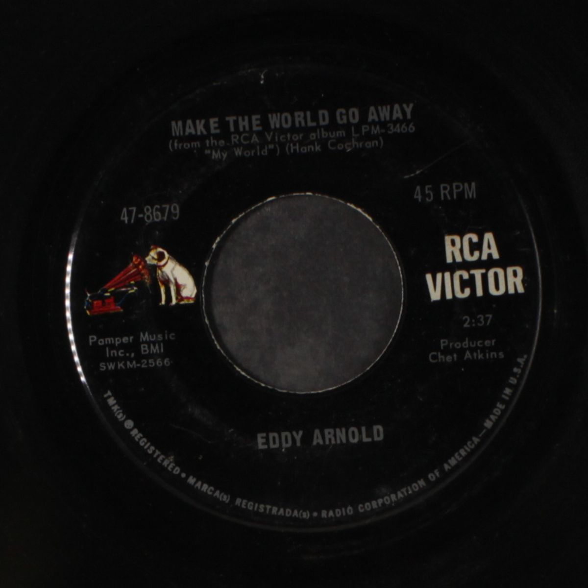 make the world go away / the easy way by EDDY ARNOLD