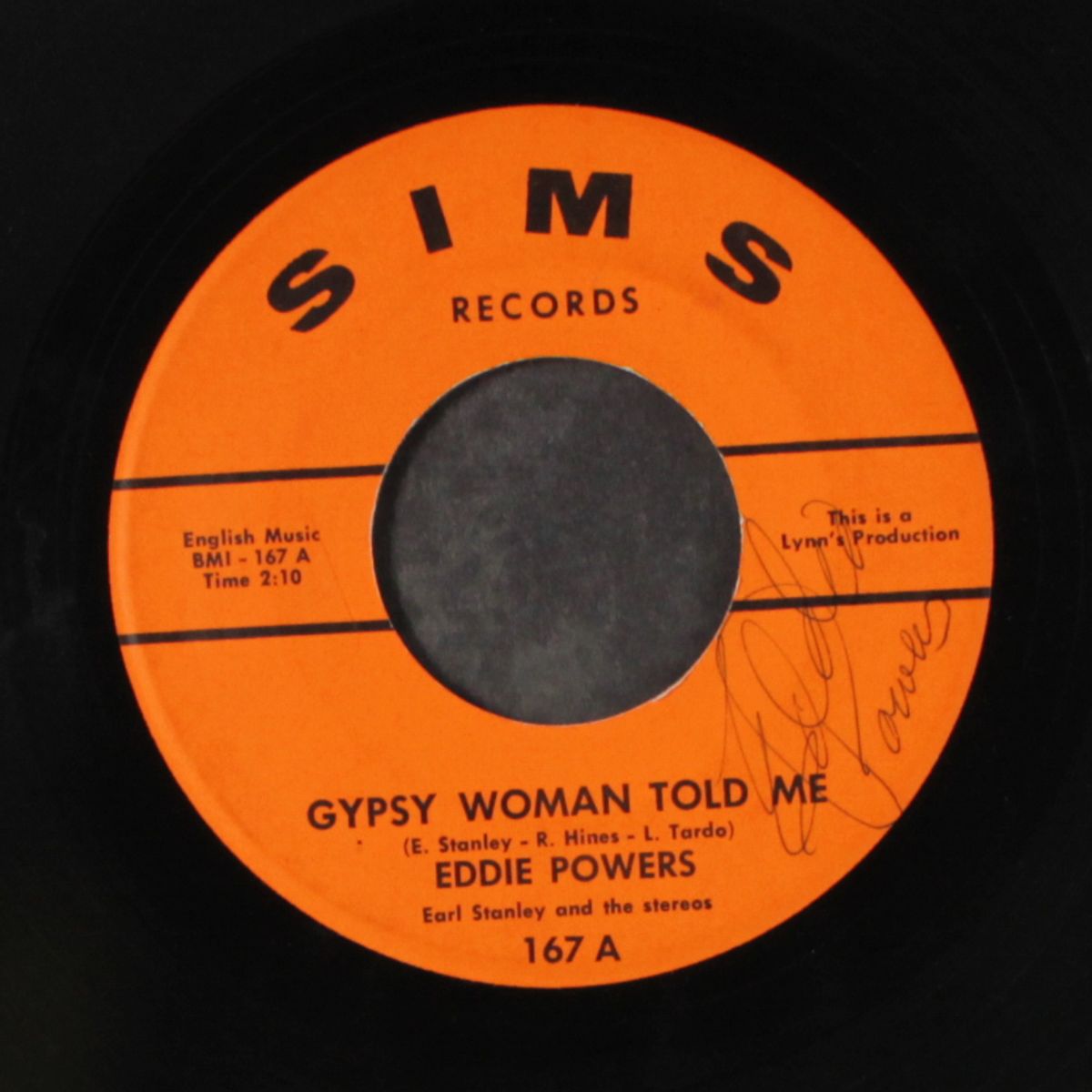 gypsy woman told me / somebody told me by EDDIE POWERS