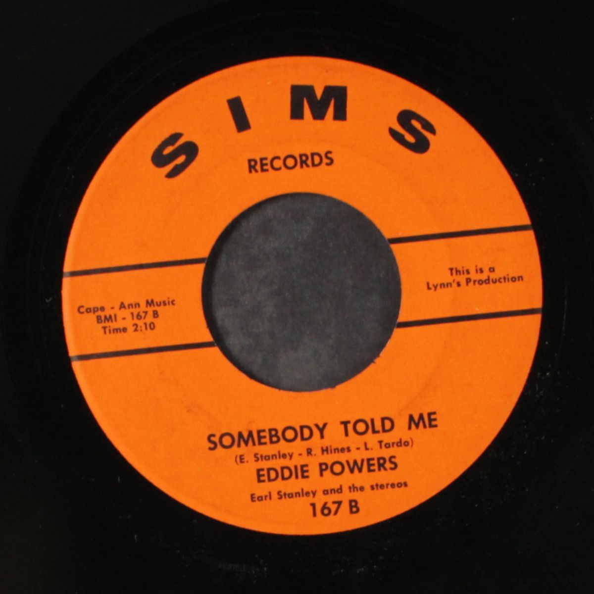 gypsy woman told me / somebody told me by EDDIE POWERS